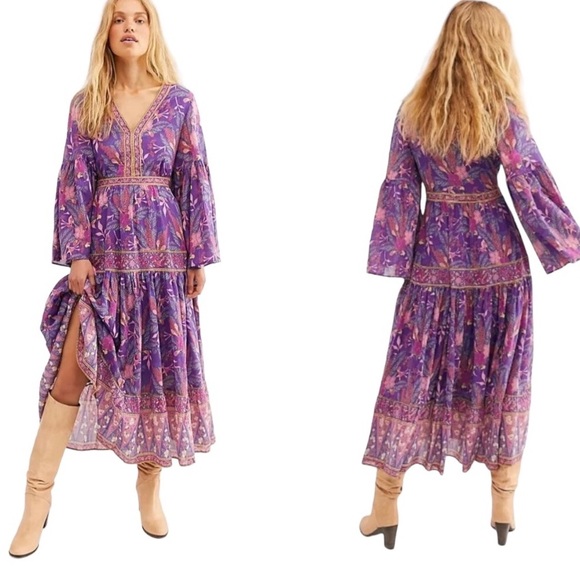 NEW! Boho retro aesthetic western vintage dress - Picture 7 of 17
